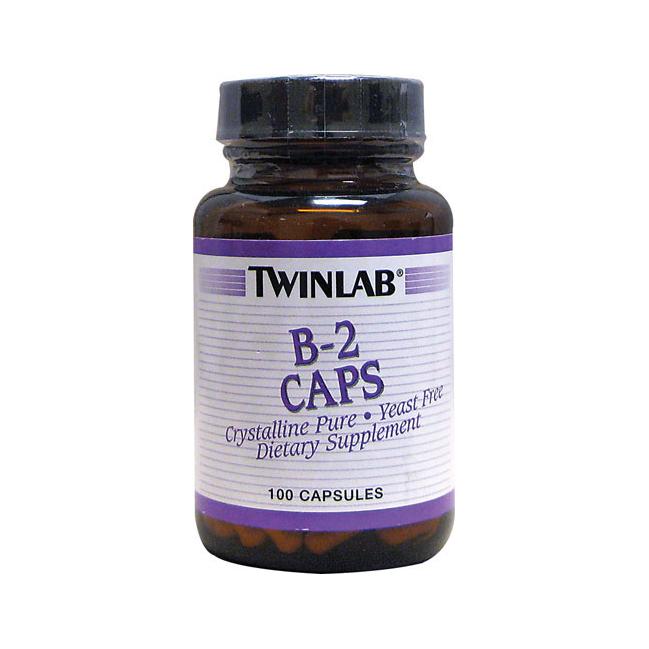 B-2, 100 pcs, Twinlab. Vitamin B. General Health 