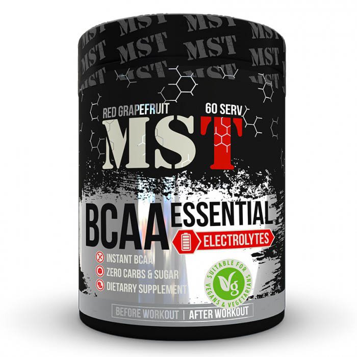 MRM BCAA MST BCAA Essential Electrolytes, 480 грамм Грейпфрут, , 480  грамм