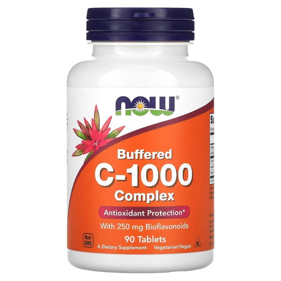 Now Витамины и минералы NOW Vitamin C-1000 Complex Buffered, 90 таблеток, , 