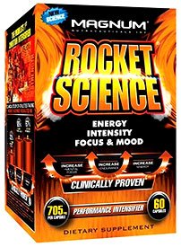 Rocket Science, 60 piezas, Magnum. Pre Entreno. Energy & Endurance 