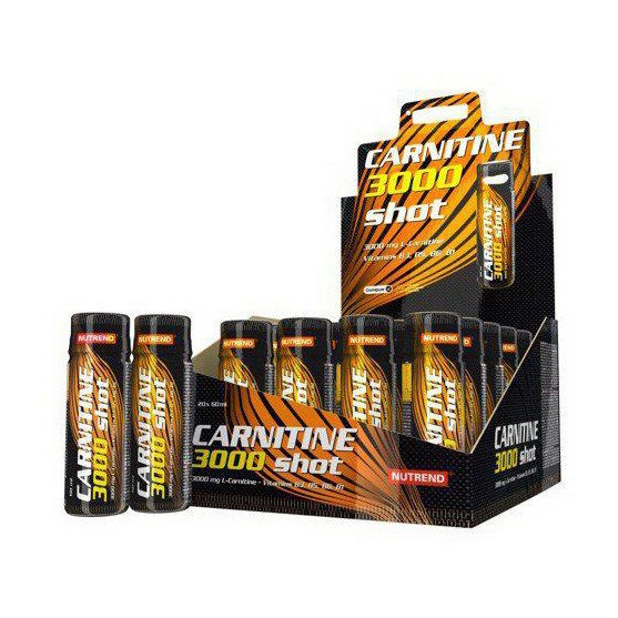 Л-карнитин Nutrend Carnitine 3000 Shot 20 х 60 мл Апельсин,  мл, Nutrend. L-карнитин. Снижение веса Поддержание здоровья Детоксикация Стрессоустойчивость Снижение холестерина Антиоксидантные свойства 