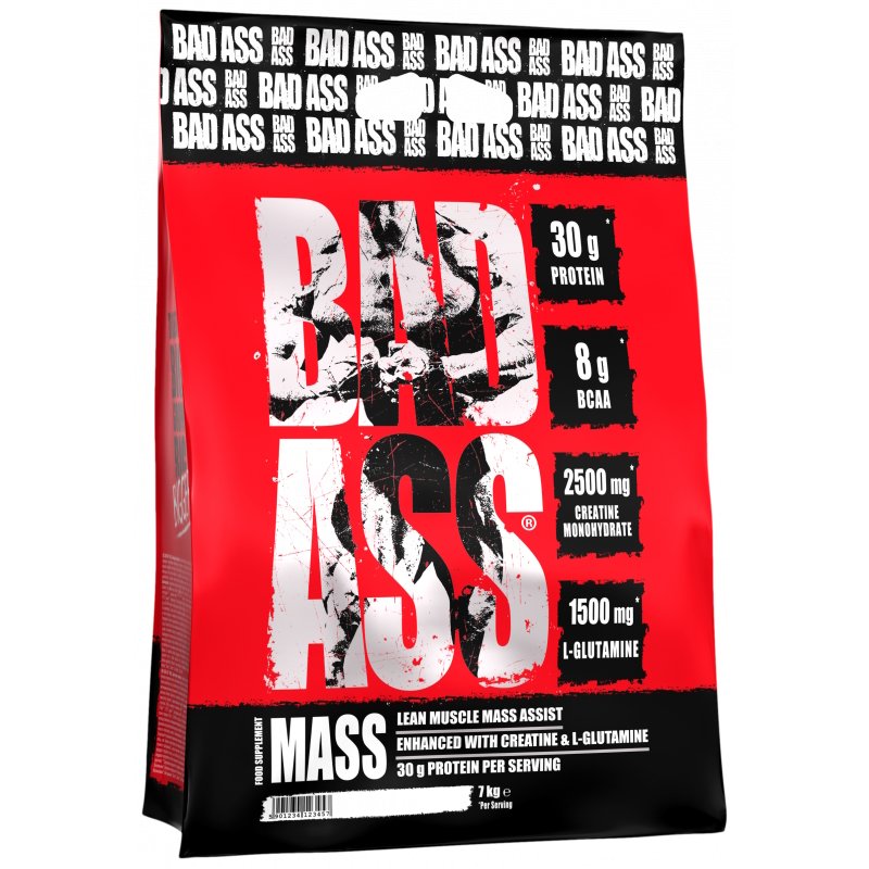 Гейнер Fitness Authority BAD ASS Mass, 7 кг Банан-клубника,  ml, Fitness Authority. Gainer. Mass Gain Energy & Endurance स्वास्थ्य लाभ 