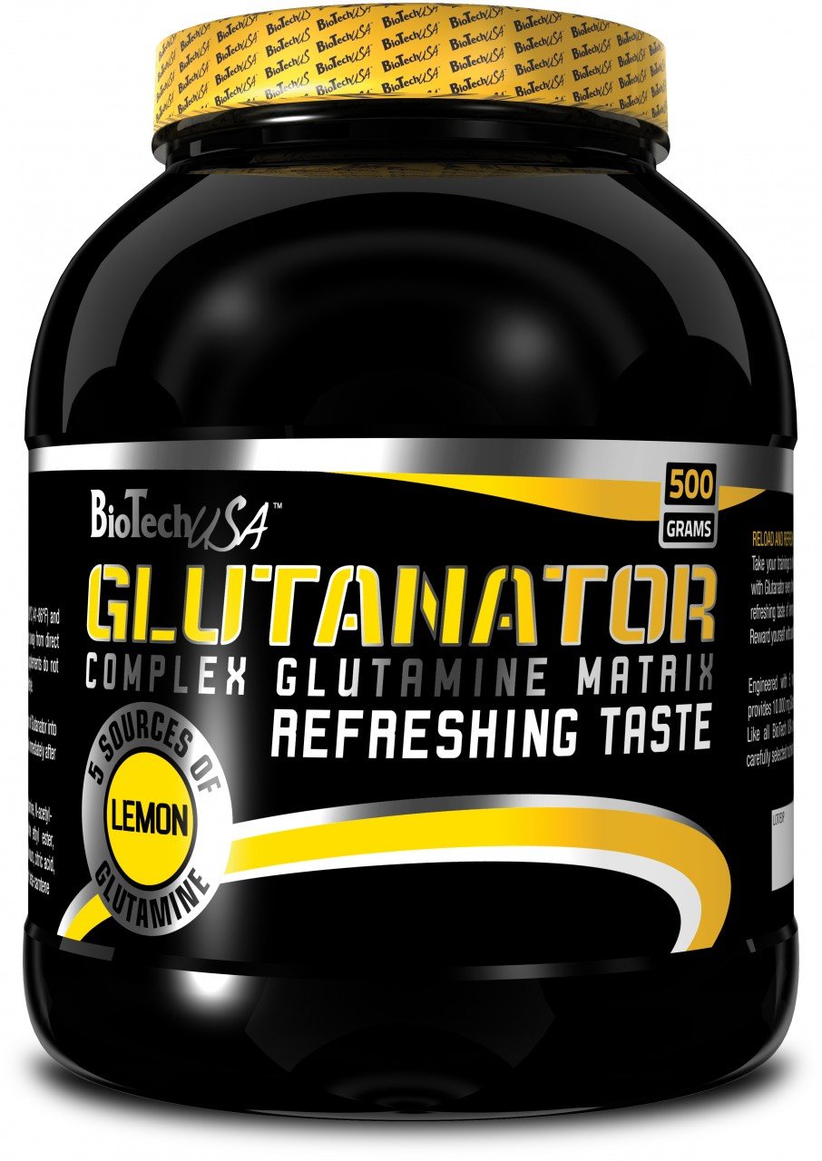 Glutanator, 500 g, BioTech. Glutamine. Mass Gain recovery Anti-catabolic properties 