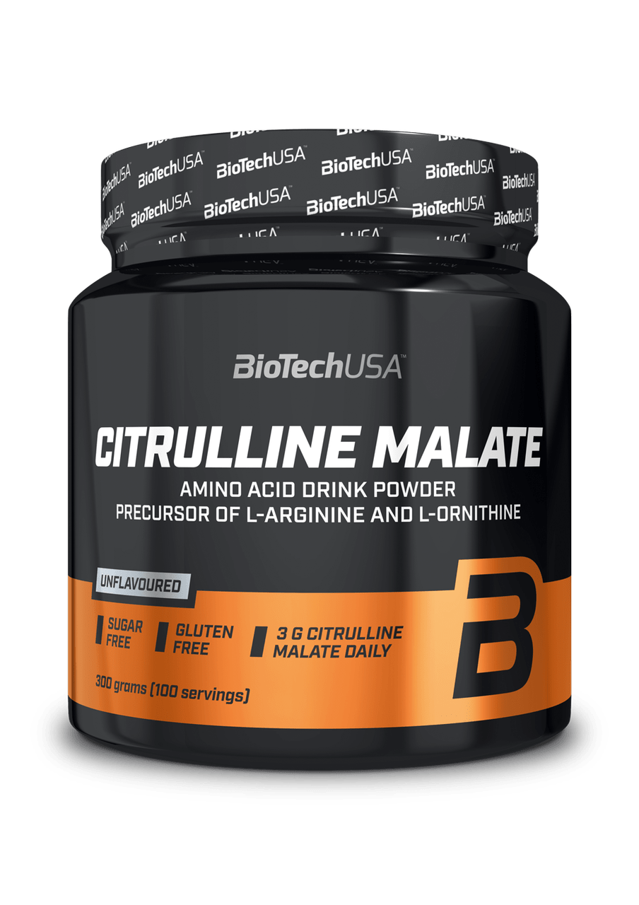 Л-Цитруллин малат BioTech Citrulline Malate (300 г) биотеч unflavored,  мл, BioTech. Цитруллин. 
