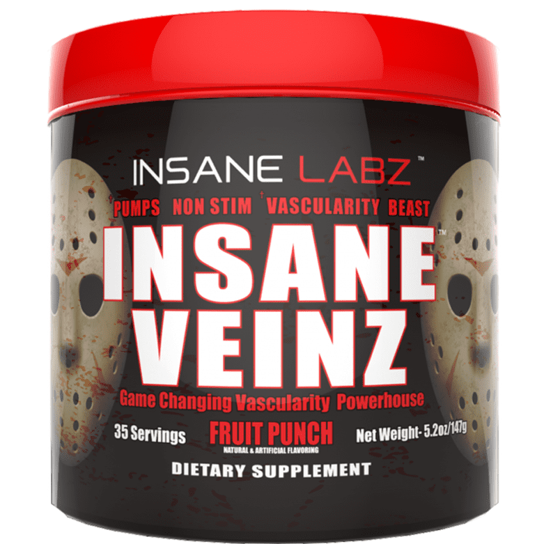 Insane Veinz, 147 g, Insane Labz. Pre Entreno. Energy & Endurance 