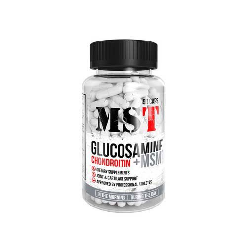MST Nutrition  Глюкозамин хондроитин МСМ MST Glucosamine Chondroitin + MSM (90 капс) мст, , 