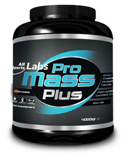 Pro Mass Plus, 4000 г, All Sports Labs. Гейнер. Набор массы Энергия и выносливость Восстановление 