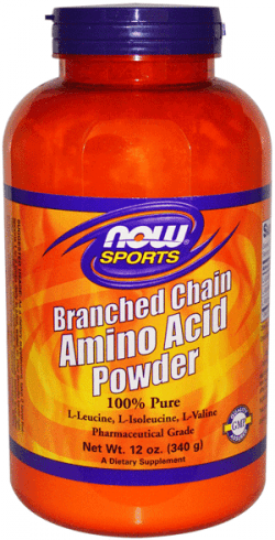 Branched Chain Amino Acid Powder, 340 г, Now. BCAA. Снижение веса Восстановление Антикатаболические свойства Сухая мышечная масса 
