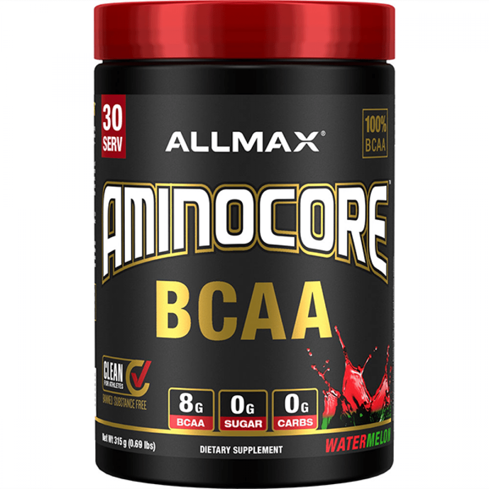 БЦАА AllMax Nutrition AminoCore BCAA 315 грамм Арбуз,  ml, AllMax. BCAA. Weight Loss recovery Anti-catabolic properties Lean muscle mass 