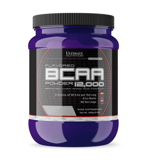 BCAA Ultimate BCAA 12 000 Powder, 228 грамм Лимон лайм,  мл, Ultimate Nutrition. BCAA. Снижение веса Восстановление Антикатаболические свойства Сухая мышечная масса 