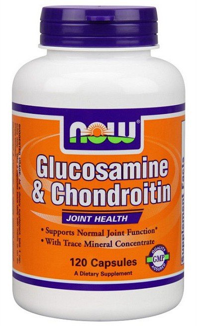 Glucosamine & Chondroitin, 120 шт, Now. Глюкозамин Хондроитин. Поддержание здоровья Укрепление суставов и связок 