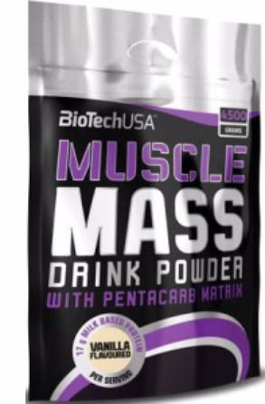 Muscle Mass, 4500 g, BioTech. Gainer. Mass Gain Energy & Endurance recovery 