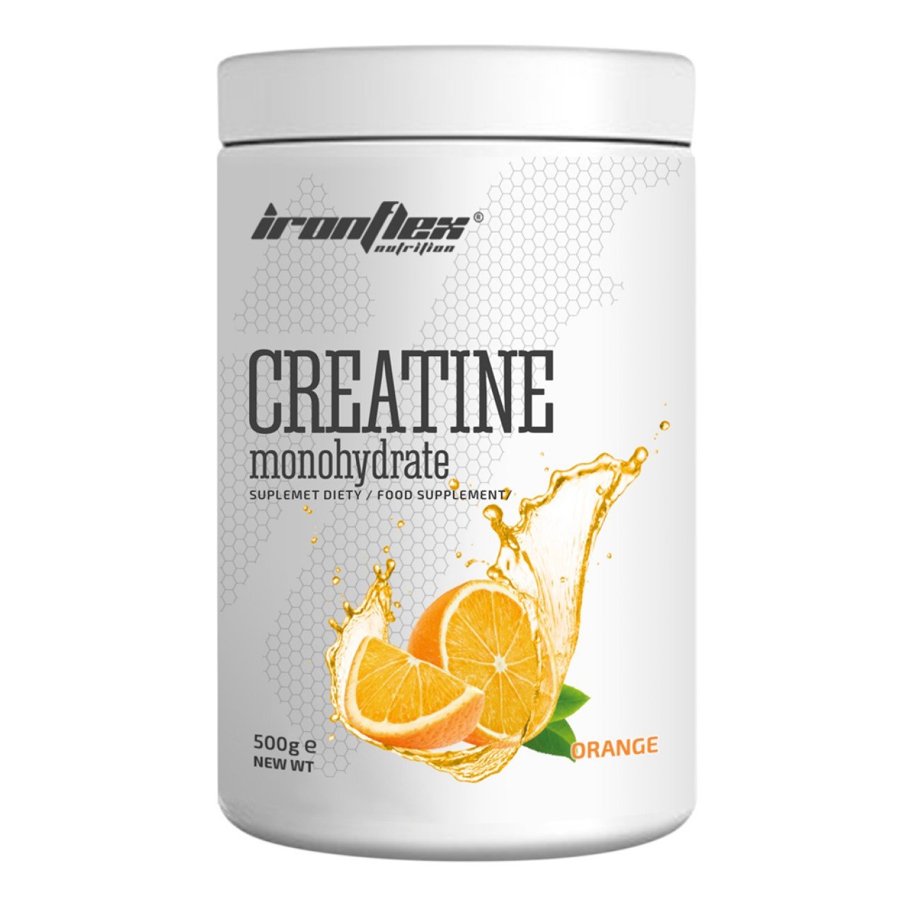 IronFlex Креатин моногидрат Iron Flex Creatine monohydrate 500 грамм Апельсин, , 