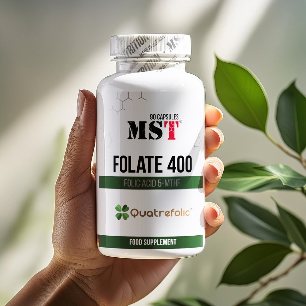 MST Nutrition Витамины и минералы MST Folate 400 Quatrefolic, 90 капсул, , 