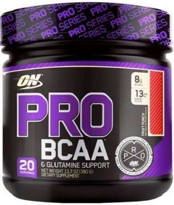 Pro BCAA, 390 г, Optimum Nutrition. BCAA. Снижение веса Восстановление Антикатаболические свойства Сухая мышечная масса 