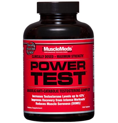 Power Test, 168 шт, Muscle Meds. Бустер тестостерона. Поддержание здоровья Повышение либидо Aнаболические свойства Повышение тестостерона 