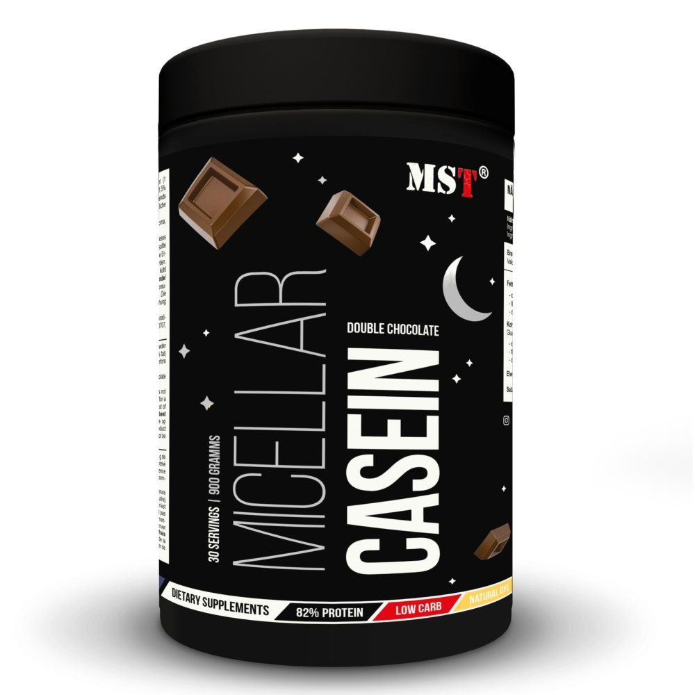 Протеин MST Micellar Casein, 900 грамм Двойной шоколад,  ml, MST Nutrition. Proteína. Mass Gain recuperación Anti-catabolic properties 