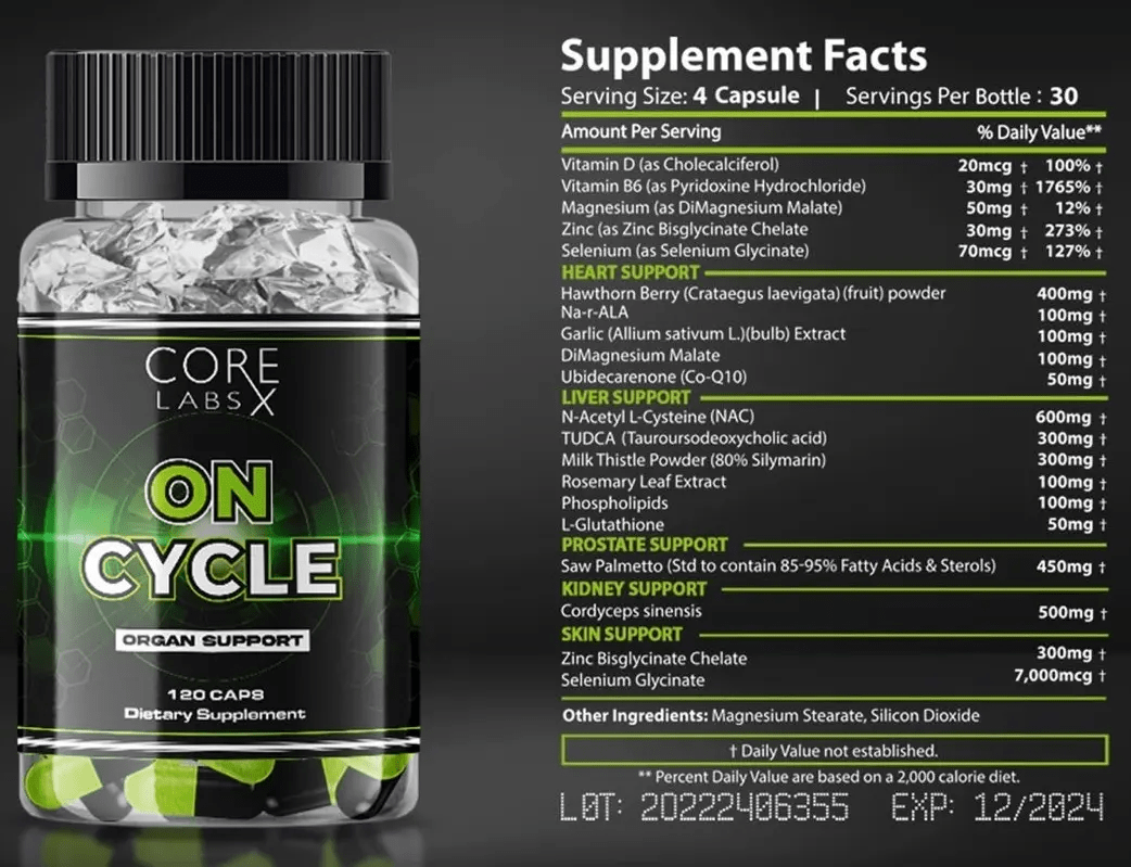 CORE LABS ON CYCLE 120 шт. / 30 servings,  мл, Core Labs. ПКТ