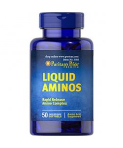 Liquid Aminos, 50 pcs, Puritan's Pride. Amino acid complex. 