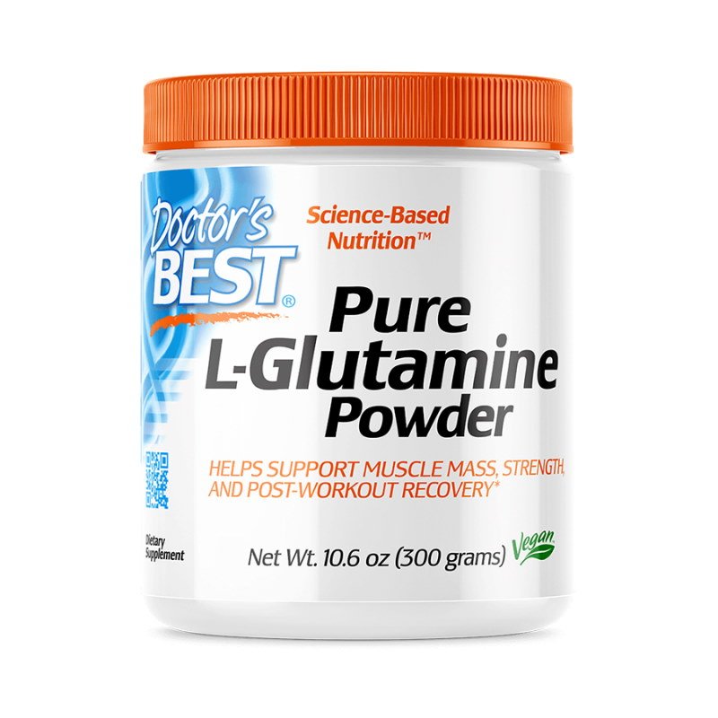 Аминокислота Doctor's Best Pure L-Glutamine Powder, 300 грамм,  мл, Doctor's BEST. Аминокислоты. 