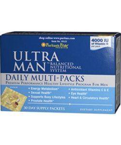 Ultra Man Daily Multi-Packs, 30 шт, Puritan's Pride. Витаминно-минеральный комплекс. Поддержание здоровья Укрепление иммунитета 