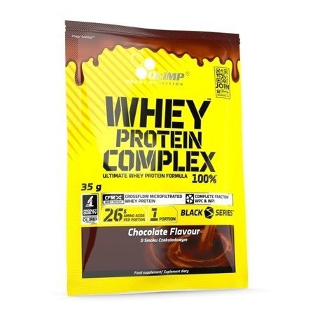 Протеин Olimp Whey Protein Complex 100%, 35 грамм Шоколад,  мл, Olimp Labs. Протеин. Набор массы Восстановление Антикатаболические свойства 