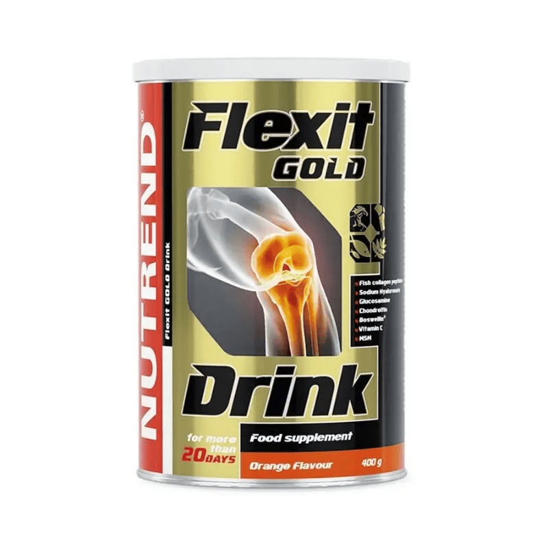 Харчова добавка Nutrend Flexit Drink Gold 400 g Orange,  ml, Nutrend. Para articulaciones y ligamentos. General Health Ligament and Joint strengthening 