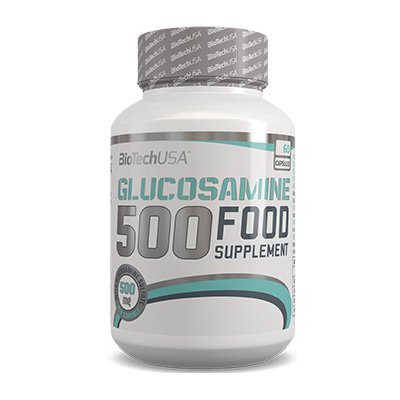 BioTech Glucosamine 500 60 капс Без вкуса,  ml, BioTech. Glucosamine Chondroitin. General Health Ligament and Joint strengthening 