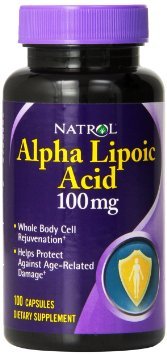 Natrol Alpha Lipoic Acid 100 mg, , 100 шт