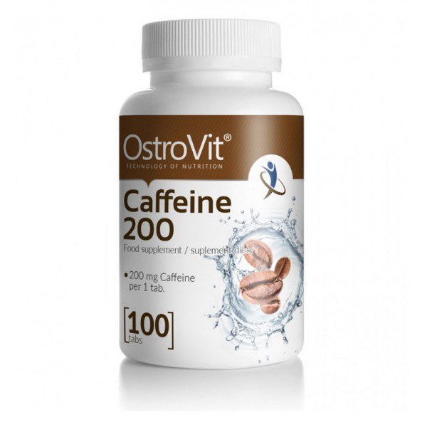 OstroVit Кофеин OstroVit Caffeine 200 (100 таб) островит, , 100 