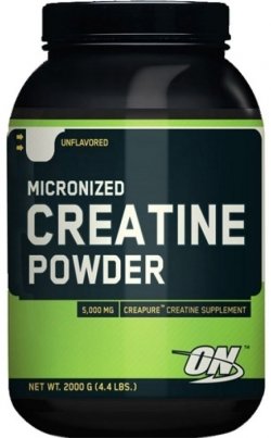 Creatine Powder, 2000 g, Optimum Nutrition. Creatine monohydrate. Mass Gain Energy & Endurance Strength enhancement 