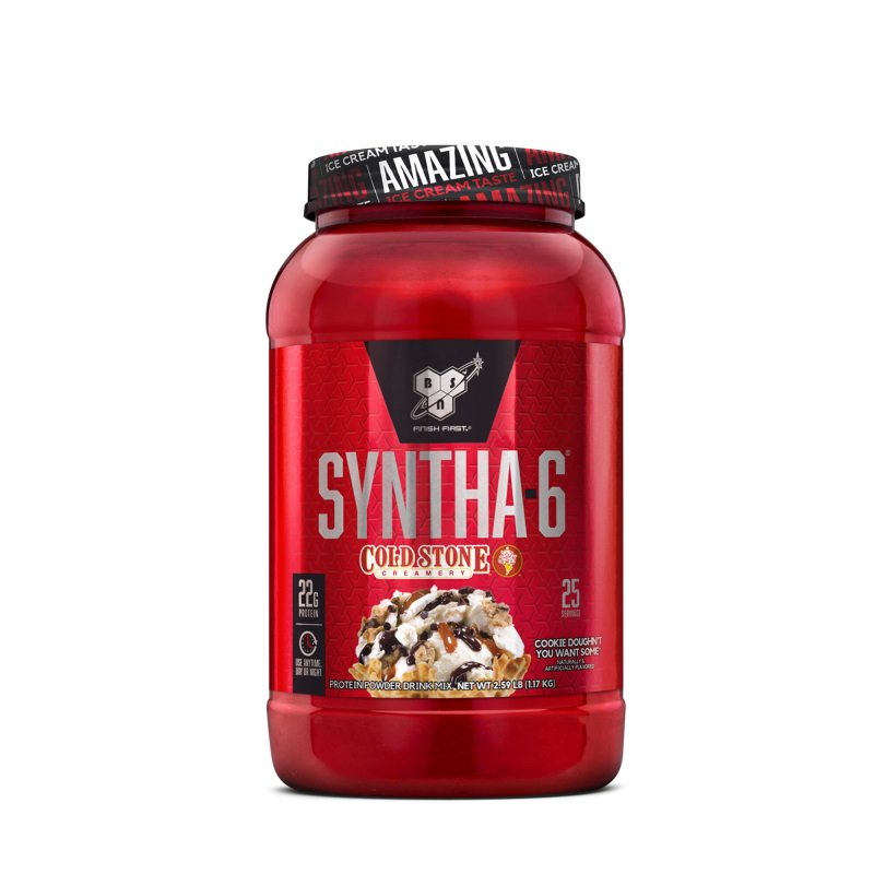 Протеин BSN Syntha-6 Cold Stone, 1.17 кг Печенье,  мл, Brawn Nutrition. Протеин. Набор массы Восстановление Антикатаболические свойства 