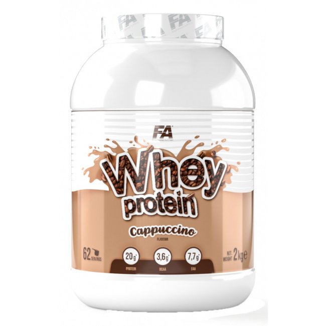 Протеин Fitness Authority Wellness Line Whey Protein, 2 кг Капучино,  мл, Fitness Authority. Протеин. Набор массы Восстановление Антикатаболические свойства 