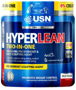 Hyperlean, 220 g, USN. Pre Entreno. Energy & Endurance 