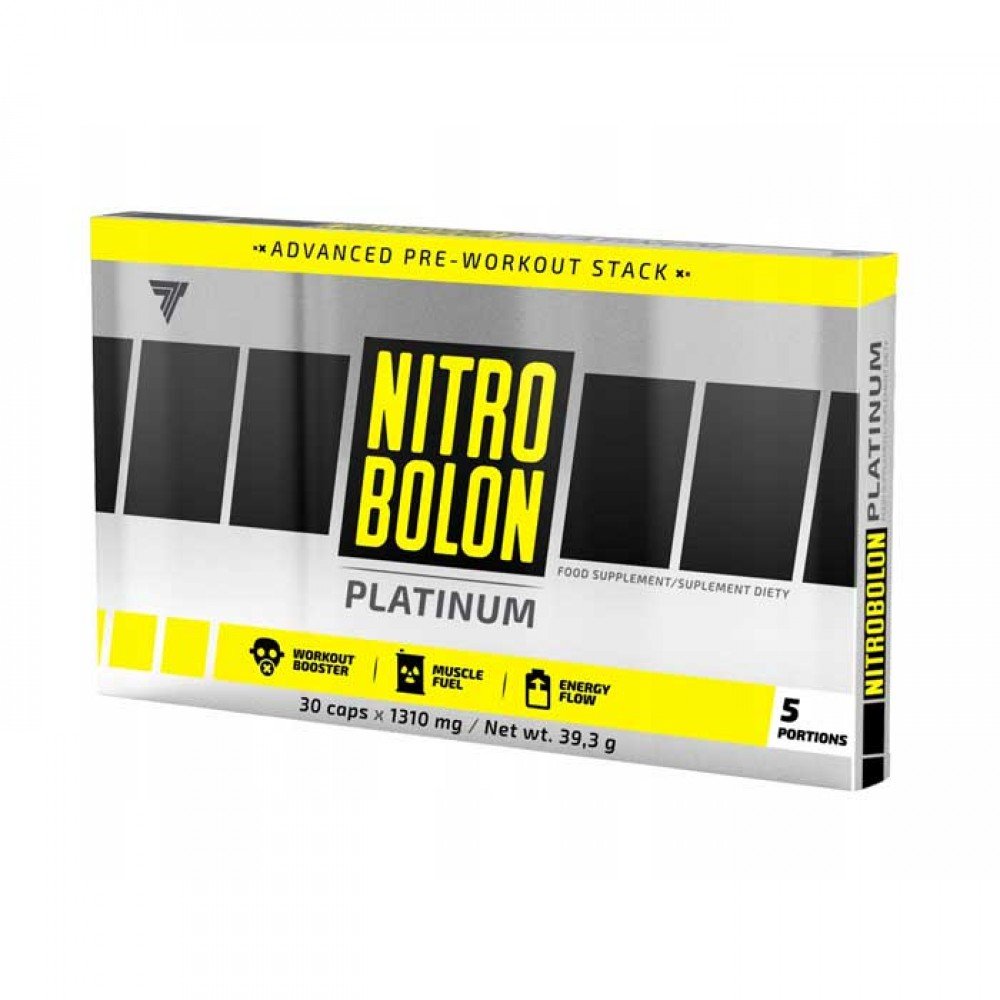 Предтренировочный комплекс Trec Nutrition Nitrobolon Platinum, 30 капсул,  ml, Trec Nutrition. Pre Entreno. Energy & Endurance 
