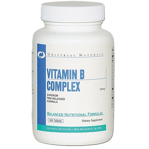 Комплекс витаминов группы Б VITAMIN Universal B-COMPLEX (100 таб) юниверсал,  мл, Universal Nutrition. Витамин B. Поддержание здоровья 