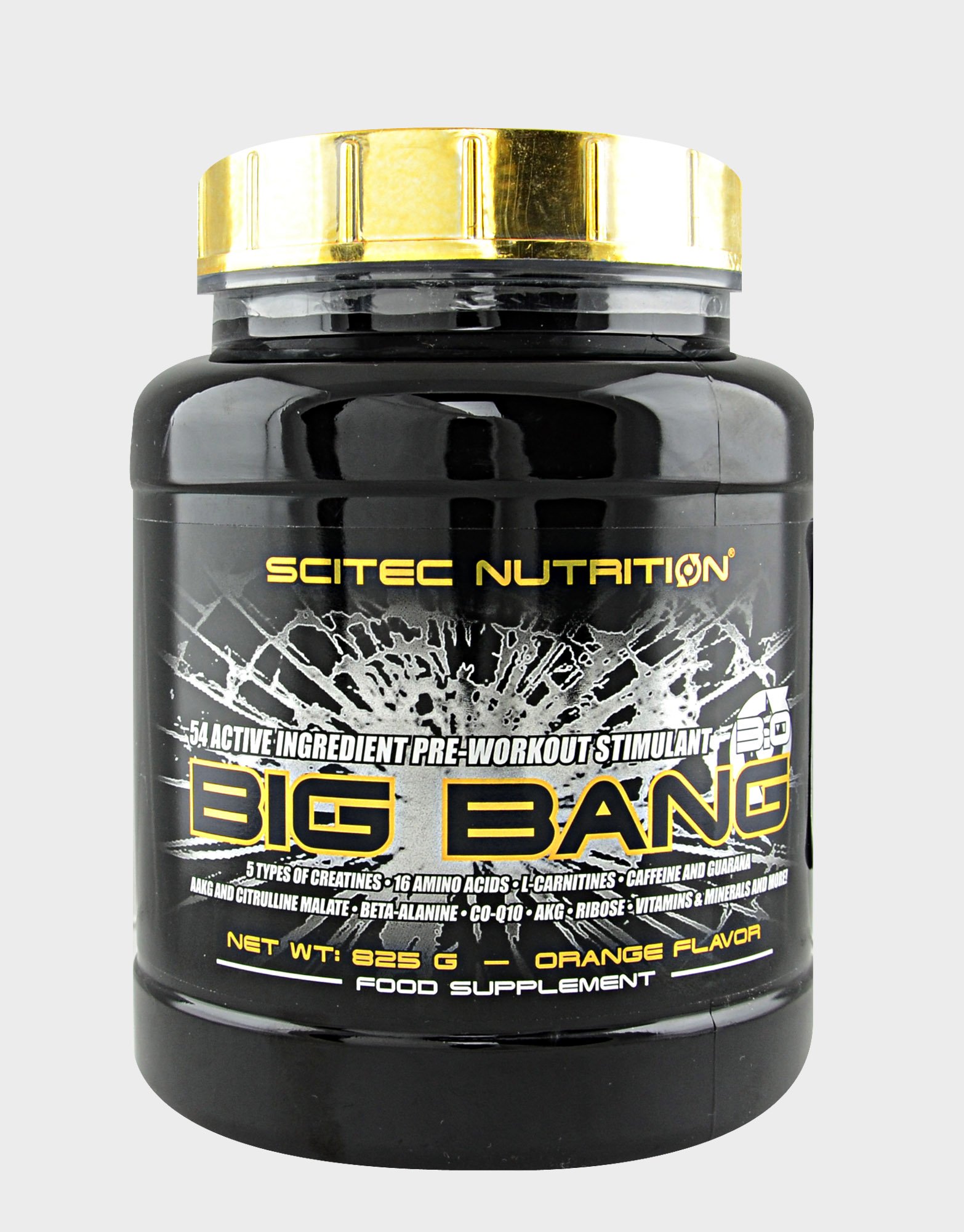 Big Bang 3.0, 825 g, Scitec Nutrition. Pre Entreno. Energy & Endurance 