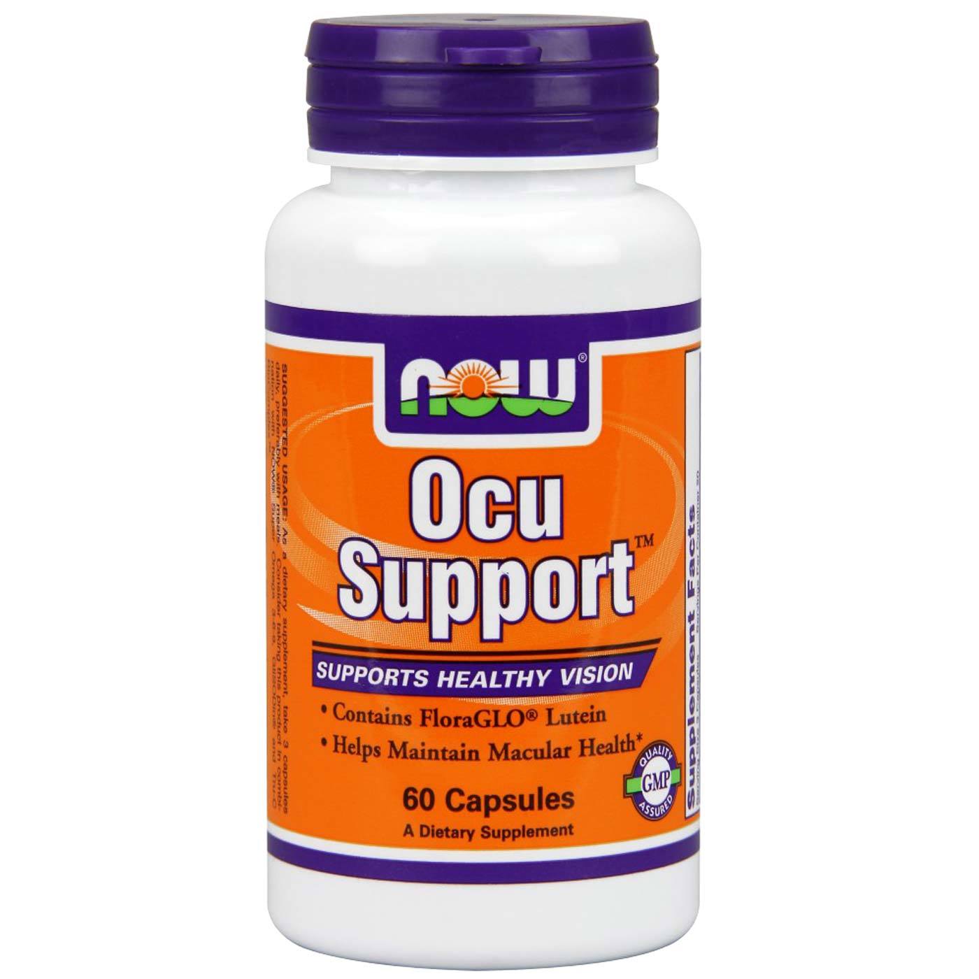Ocu Support, 60 pcs, Now. Vitamin Mineral Complex. General Health Immunity enhancement 