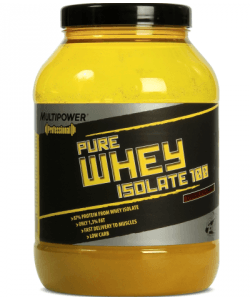 Pure Whey Isolate 100, 2250 g, Multipower. Suero aislado. Lean muscle mass Weight Loss recuperación Anti-catabolic properties 