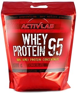Whey Protein 95, 1500 g, ActivLab. Whey Concentrate. Mass Gain recovery Anti-catabolic properties 