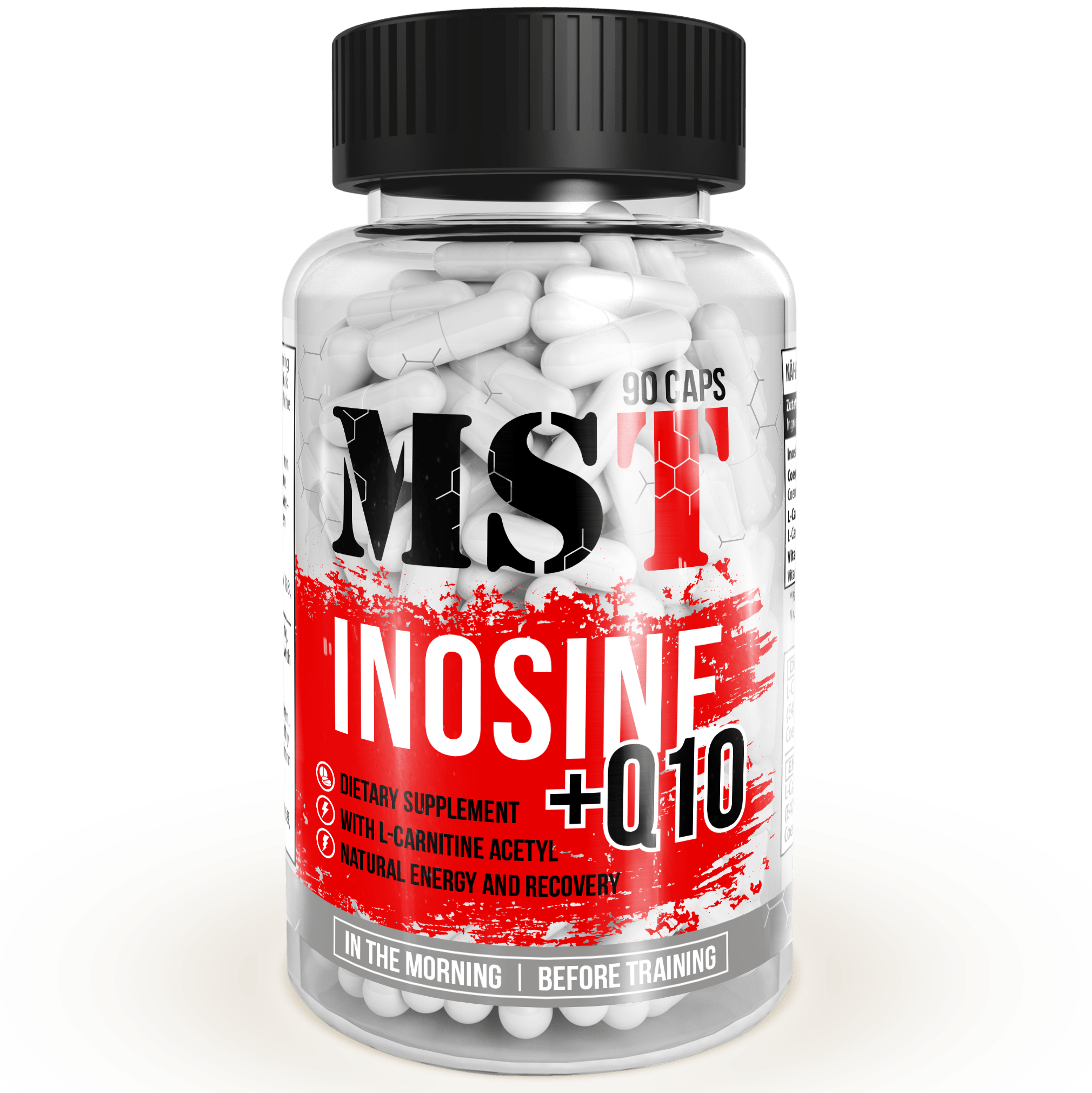Inosine+Q10, 90 pcs, MST Nutrition. Special supplements. 