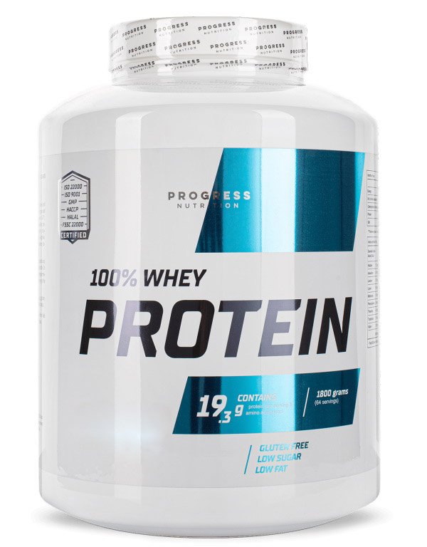 Progress Nutrition Протеин Progress Nutrition Whey Protein, 1.8 кг Клубника, , 1800  грамм