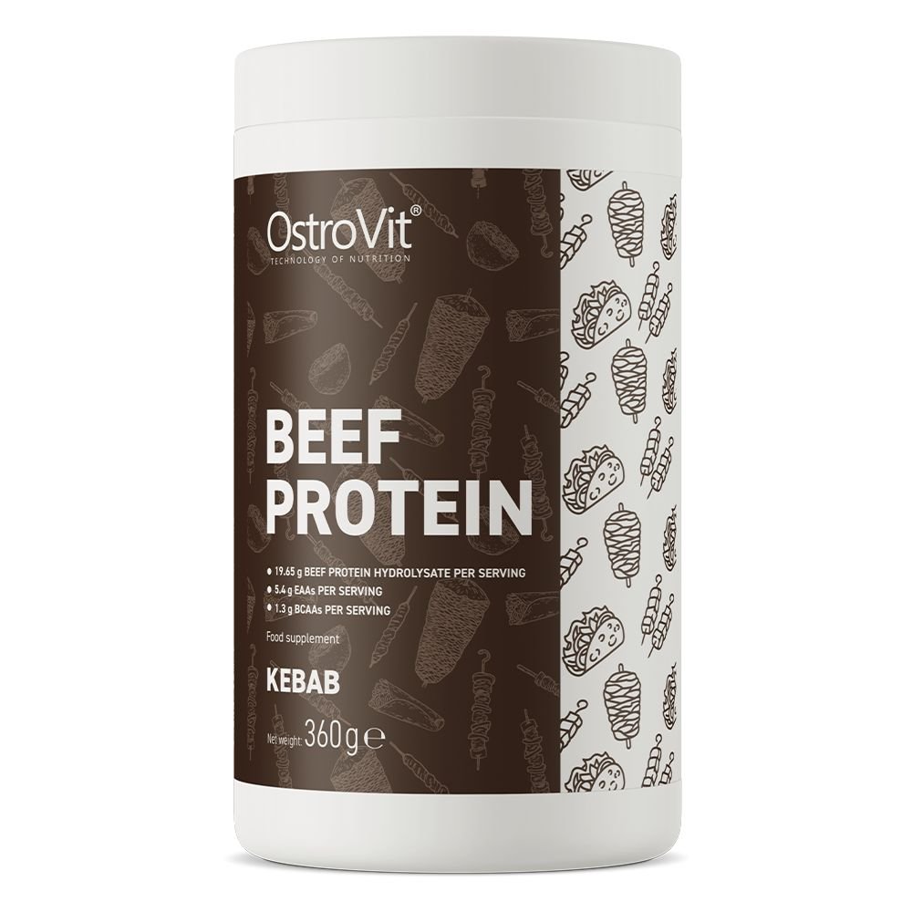 OstroVit Протеин OstroVit Beef Protein, 360 грамм Кебаб, , 360 г