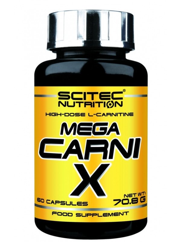Жироспалювач Scitec Nutrition Mega Carni-X 60 caps,  мл, Scitec Nutrition. Жиросжигатель. Снижение веса Сжигание жира 