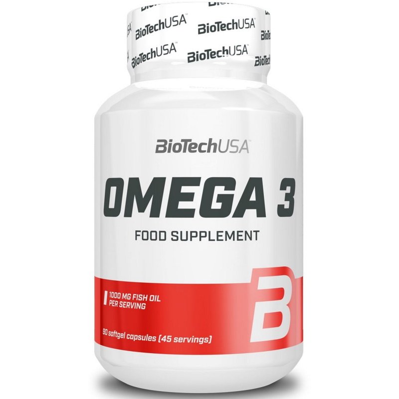 Жирные кислоты BioTech Omega 3, 90 капсул,  мл, BioTech. Жирные кислоты (Omega). Поддержание здоровья 