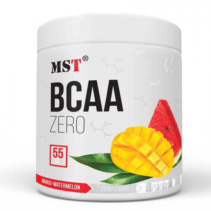 BCAA MST BCAA Zero, 330 грамм Арбуз манго,  мл, MST Nutrition. BCAA. Снижение веса Восстановление Антикатаболические свойства Сухая мышечная масса 