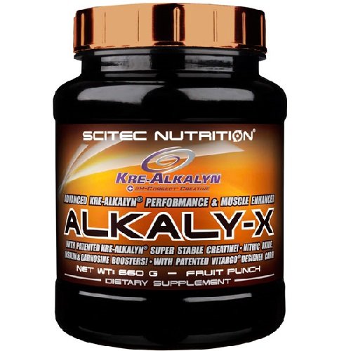 Alkaly-X, 660 г, Scitec Nutrition. Буферизированный креатин. 