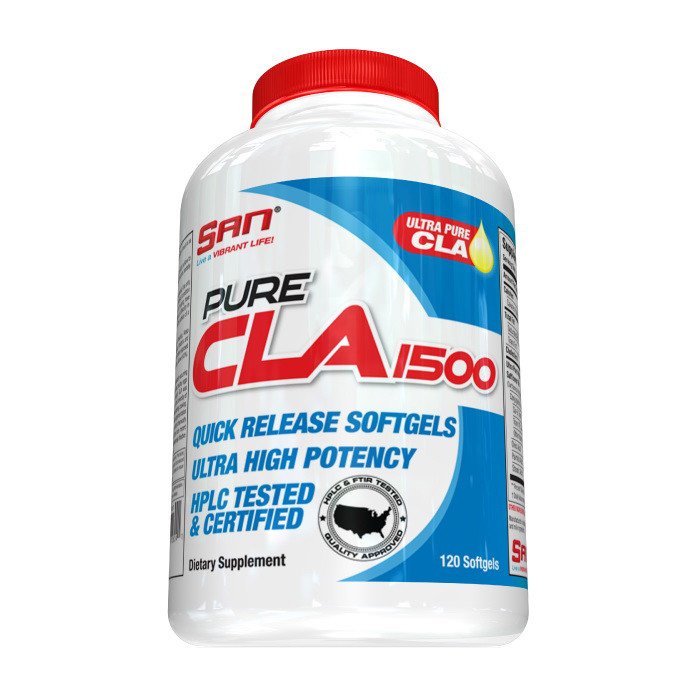 Конъюгированная линолевая кислота SAN Pure CLA 1250 mg (120 капс) сан цла,  мл, San. CLA. 