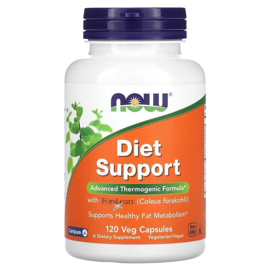 Натуральная добавка NOW Diet Support, 120 вегакапсул,  мл, Now. Hатуральные продукты. Поддержание здоровья 