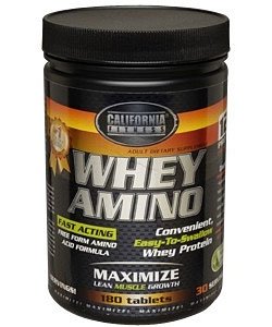 Whey Amino, 180 piezas, California Fitness. Complejo de aminoácidos. 